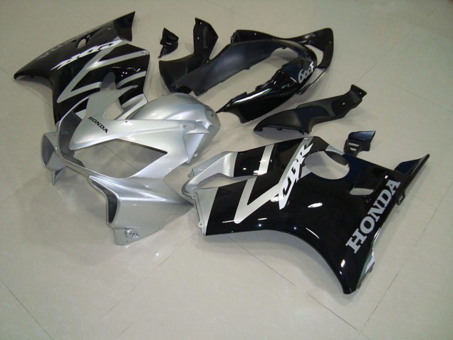 Noir Argent Carénages CBR 600 F4i 2004-2007 Noir Argent Carénages CBR 600 F4i 2004-2007