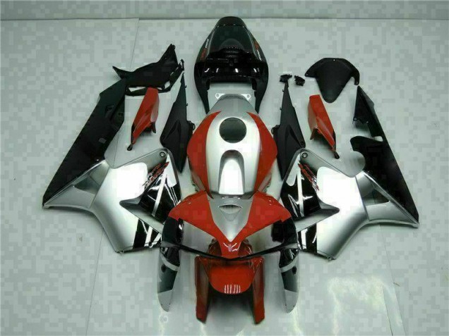 Noir Argent Rouge Carénage CBR 600 RR 2005-2006 Noir Argent Rouge Carénage CBR 600 RR 2005-2006
