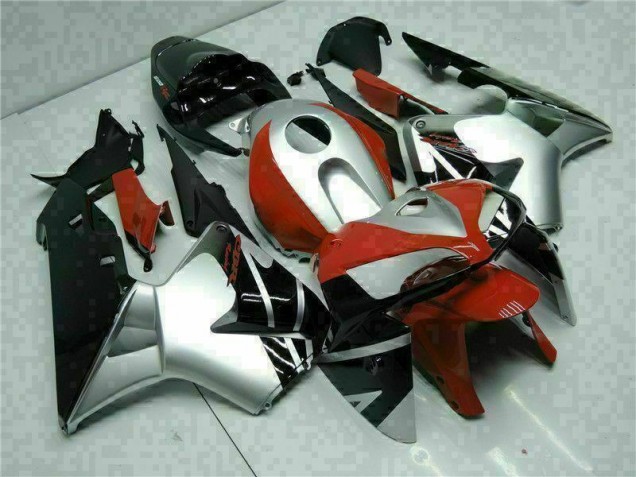 Noir Argent Rouge Carénage CBR 600 RR 2005-2006 Noir Argent Rouge Carénage CBR 600 RR 2005-2006