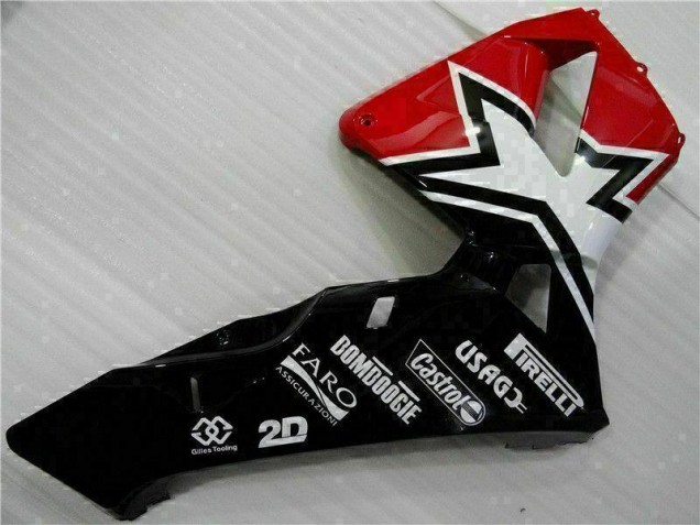 Noir Blanc 11 Carénage CBR 600 RR 2003-2004 Noir Blanc 11 Carénage CBR 600 RR 2003-2004