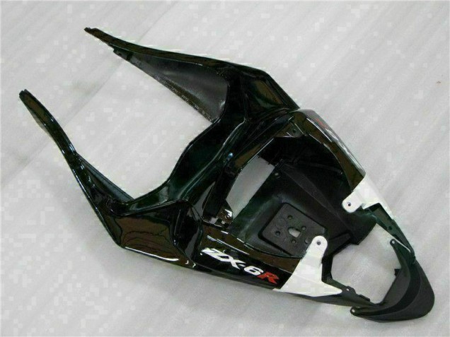 Noir Blanc 3M Touch4 Carénage ZX6R 2009-2012 Noir Blanc 3M Touch4 Carénage ZX6R 2009-2012