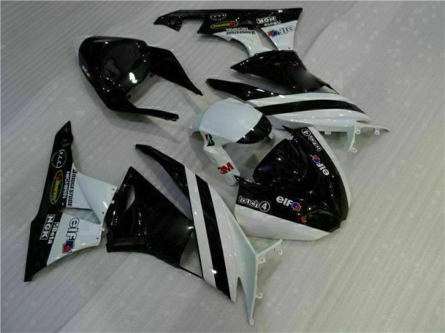 Noir Blanc 3M Touch4 Carénages ZX6R 2009-2012 Noir Blanc 3M Touch4 Carénages ZX6R 2009-2012