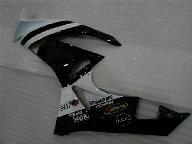 Noir Blanc 3M Touch4 Carénages ZX6R 2009-2012 Noir Blanc 3M Touch4 Carénages ZX6R 2009-2012
