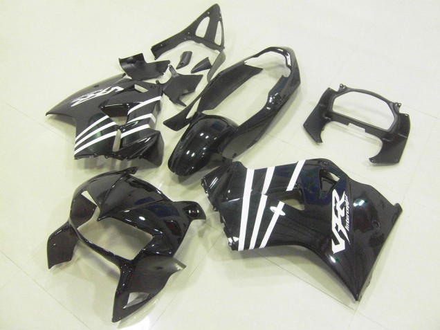 Noir Blanc Bande Carénage VFR 800 1998-2001