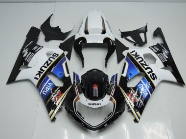 Noir Blanc Bleu Viru Carénage GSXR 750 K1 K2 K3 2001-2003