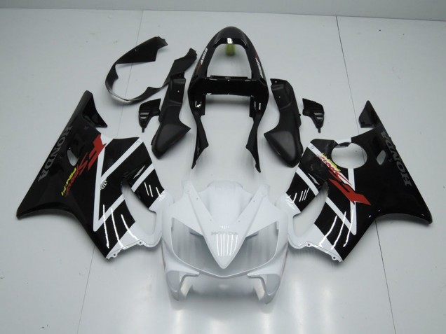 Noir Blanc Carénage CBR 600 F4i 2001-2003 Noir Blanc Carénage CBR 600 F4i 2001-2003