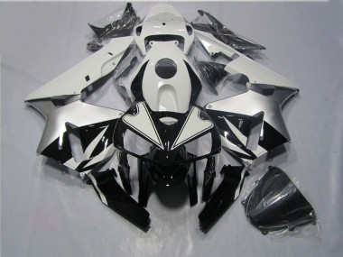Noir Blanc Carénage CBR 600 RR 2005-2006