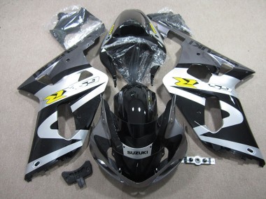 Noir Blanc Carénage GSXR 600 K1 K2 K3 2001-2003