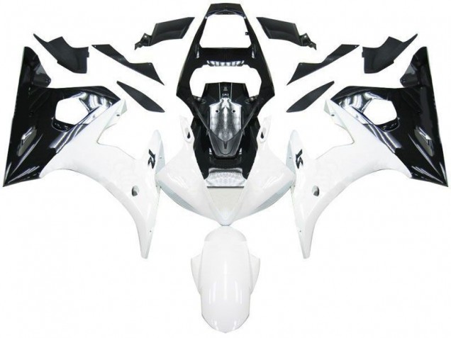 Noir Blanc Carénage R6 2003-2005 Noir Blanc Carénage R6 2003-2005