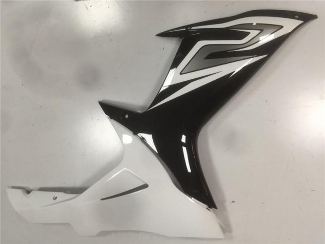 Noir Blanc Carénages GSXR 600 / 750 K11 2011-2024 Noir Blanc Carénages GSXR 600 / 750 K11 2011-2024