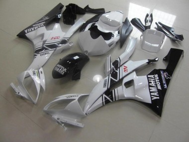 Noir Blanc Carénages R6 2006-2007