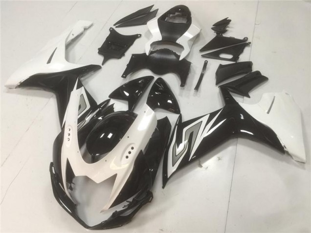 Noir Blanc Carrosserie GSXR 600 / 750 K11 2011-2024 Noir Blanc Carrosserie GSXR 600 / 750 K11 2011-2024