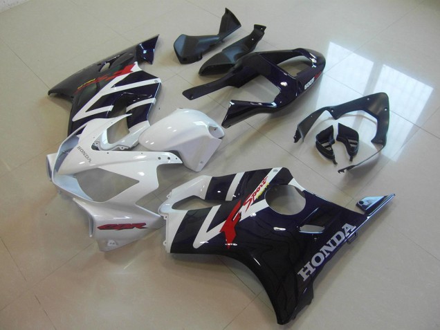 Noir Blanc F Sport Carénage CBR 600 F4i 2001-2003 Noir Blanc F Sport Carénage CBR 600 F4i 2001-2003
