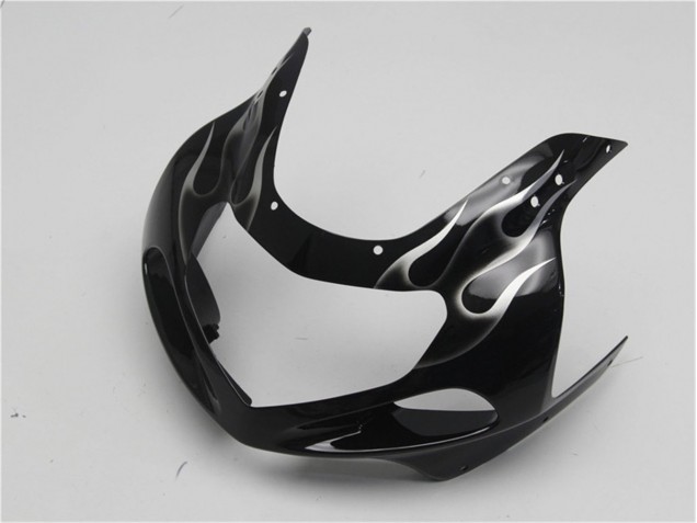 Noir Blanc Flamme Carénage GSXR 600 / 750 K1 K2 K3 2001-2003 Noir Blanc Flamme Carénage GSXR 600 / 750 K1 K2 K3 2001-2003