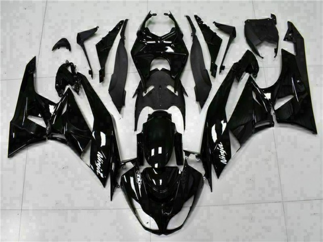 Noir Blanc Ninja Carénage ZX6R 2009-2012 Noir Blanc Ninja Carénage ZX6R 2009-2012