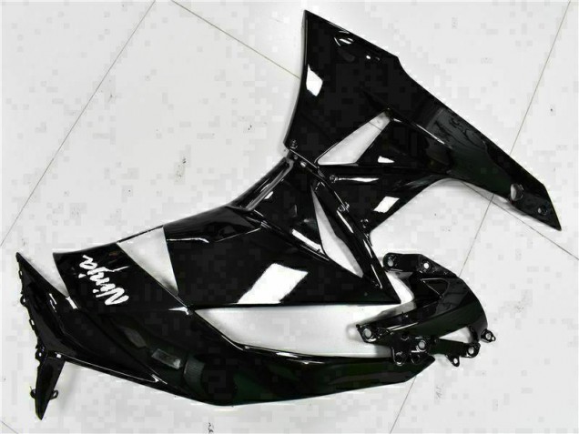 Noir Blanc Ninja Carénage ZX6R 2009-2012 Noir Blanc Ninja Carénage ZX6R 2009-2012