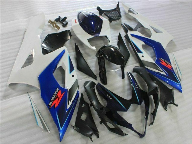 Noir Bleu Blanc Carénage GSXR 1000 K5 2005-2006