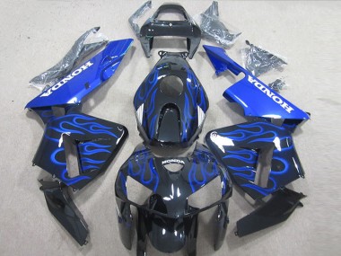Noir Bleu Flamme Carénage CBR 600 RR 2005-2006