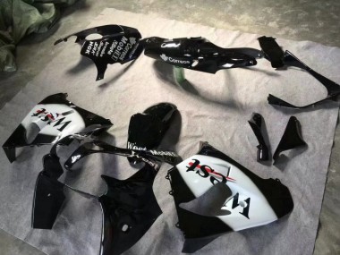 Noir Brillant Blanc Carénage ZX9R 2000-2001