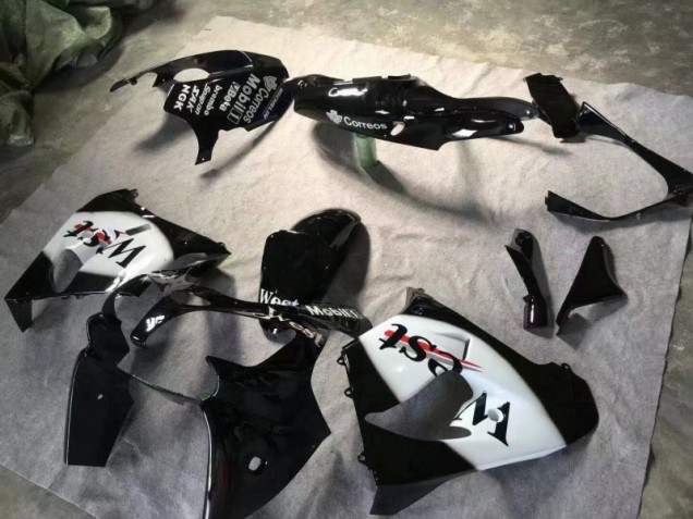 Noir Brillant Blanc Carénage ZX9R 2000-2001 Noir Brillant Blanc Carénage ZX9R 2000-2001