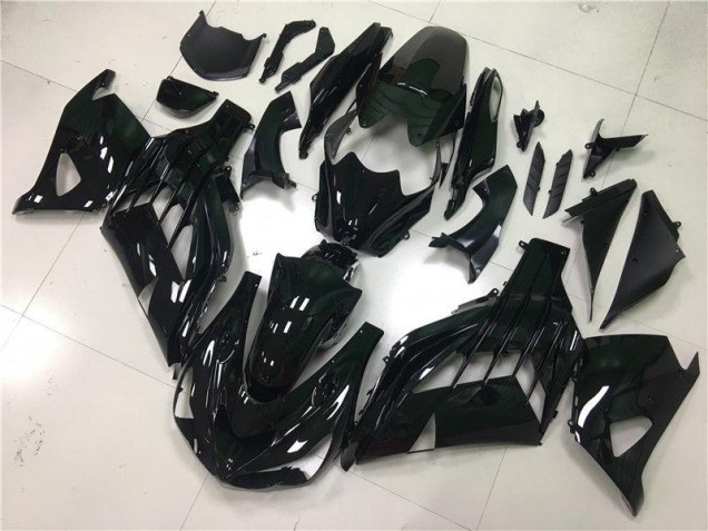Noir Brillant Carénages ZX14R ZZR 1400 2012-2021 Noir Brillant Carénages ZX14R ZZR 1400 2012-2021
