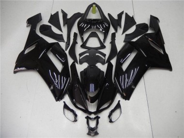 Noir Brillant Carénages ZX6R 2007-2008