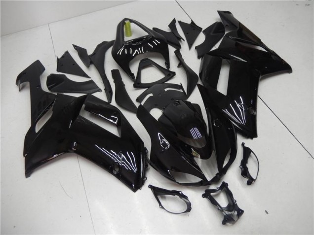 Noir Brillant Carénages ZX6R 2007-2008 Noir Brillant Carénages ZX6R 2007-2008