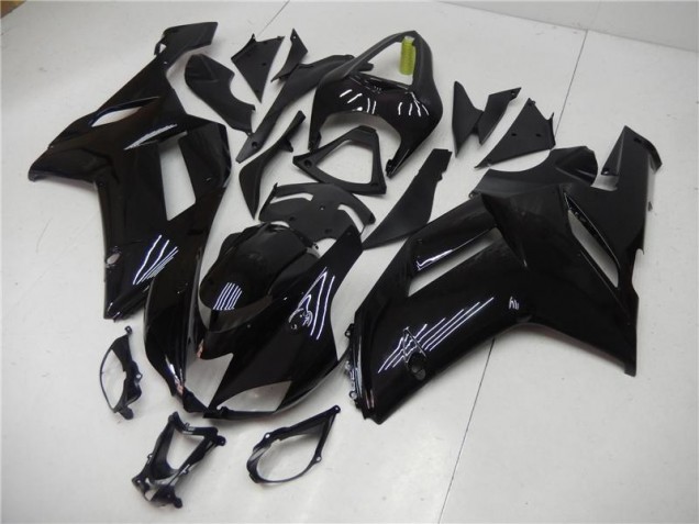 Noir Brillant Carénages ZX6R 2007-2008 Noir Brillant Carénages ZX6R 2007-2008