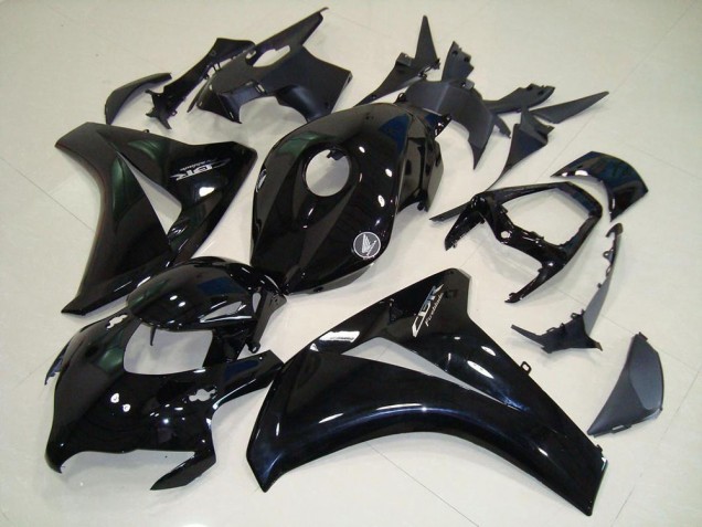 Noir Brillant Chrome Décalque Carénage CBR 1000 RR 2008-2011 Noir Brillant Chrome Décalque Carénage CBR 1000 RR 2008-2011