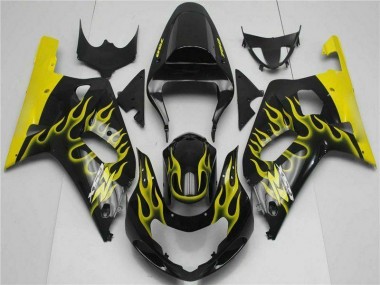 Noir Carénage GSXR 600 / 750 K1 K2 K3 2001-2003