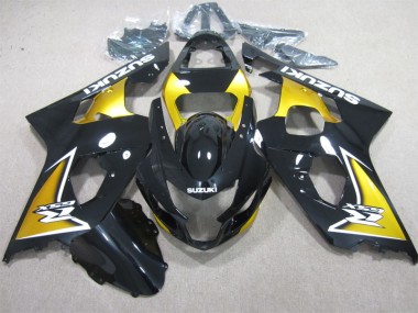 Noir Jaune Carénage GSXR 600 K4 2004-2005