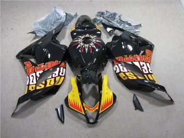 Noir Jaune Carénages CBR 600 RR 2009-2012