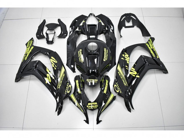 Noir Jaune Courses Ninja Carénage ZX10R 2016-2019 Noir Jaune Courses Ninja Carénage ZX10R 2016-2019