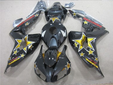 Noir Jaune Énergie DRINK Carénage CBR 1000 RR 2006-2007