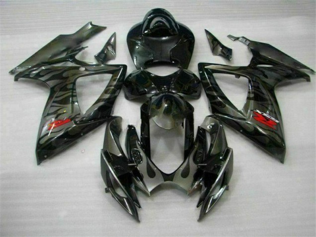 Noir Kit Carénages Complet GSXR 600 / 750 K6 2006-2007 Noir Kit Carénages Complet GSXR 600 / 750 K6 2006-2007