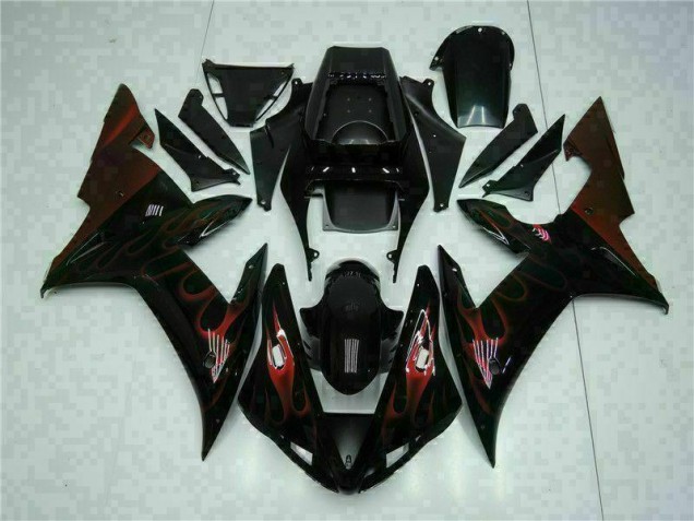Noir Kit Carénages Complet R1 2002-2003 Noir Kit Carénages Complet R1 2002-2003