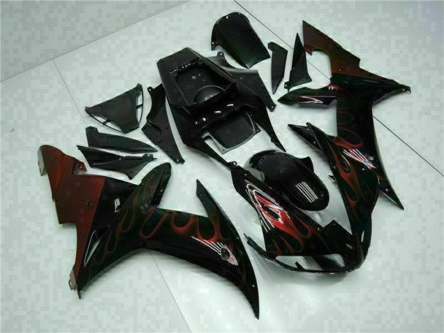 Noir Kit Carénages Complet R1 2002-2003 Noir Kit Carénages Complet R1 2002-2003