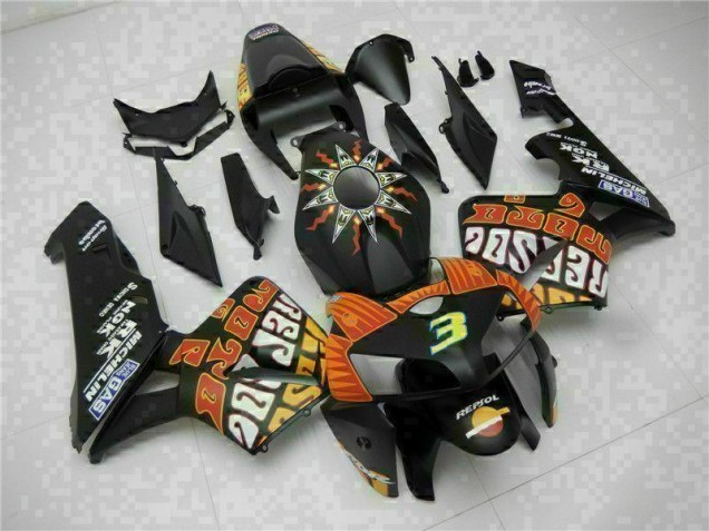 Noir Kit Carénages & Plastique CBR 600 RR 2005-2006 Noir Kit Carénages & Plastique CBR 600 RR 2005-2006