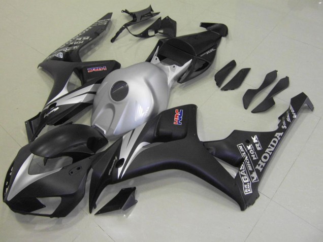 Noir Mat Argent Carénage CBR 1000 RR 2006-2007 Noir Mat Argent Carénage CBR 1000 RR 2006-2007
