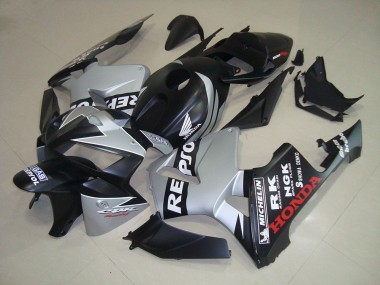 Noir Mat Argent Repsol Carénage CBR 600 RR 2005-2006