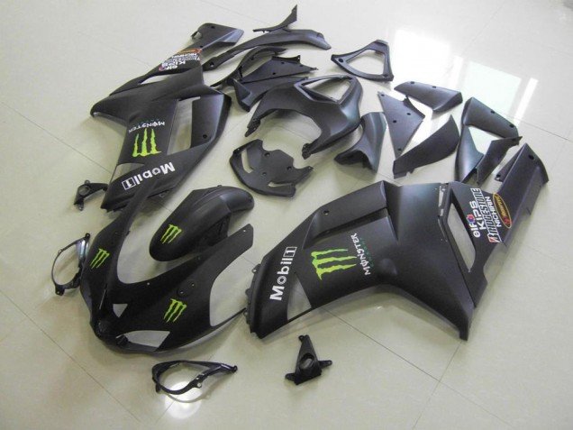 Noir Mat Monster Carénage ZX6R 2007-2008 Noir Mat Monster Carénage ZX6R 2007-2008