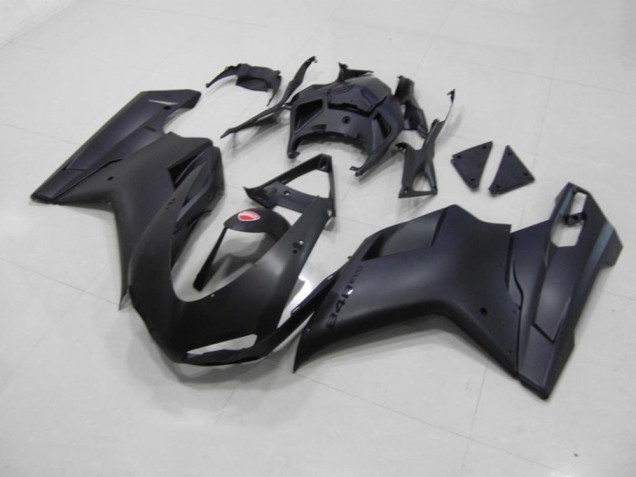 Noir Mat Noir Décalque Carénage Ducati 848 1098 1198 2007-2014 Noir Mat Noir Décalque Carénage Ducati 848 1098 1198 2007-2014