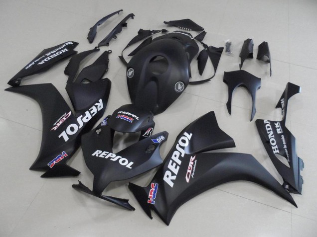 Noir Mat Repsol Carénage CBR 1000 RR 2012-2016 Noir Mat Repsol Carénage CBR 1000 RR 2012-2016