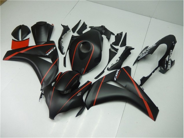 Noir Mat Rouge Carénage CBR 1000 RR 2008-2011 Noir Mat Rouge Carénage CBR 1000 RR 2008-2011