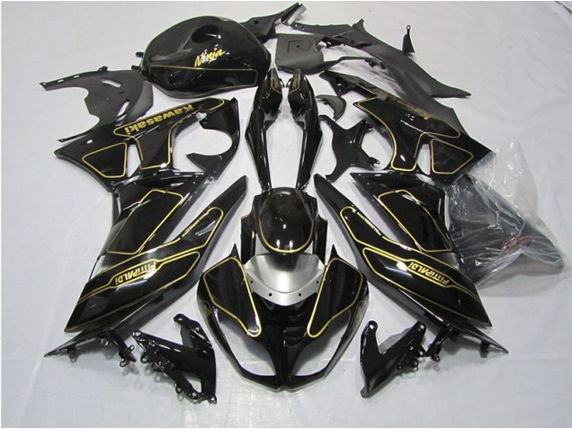 Noir Or Carénage ZX6R 2009-2012 Noir Or Carénage ZX6R 2009-2012