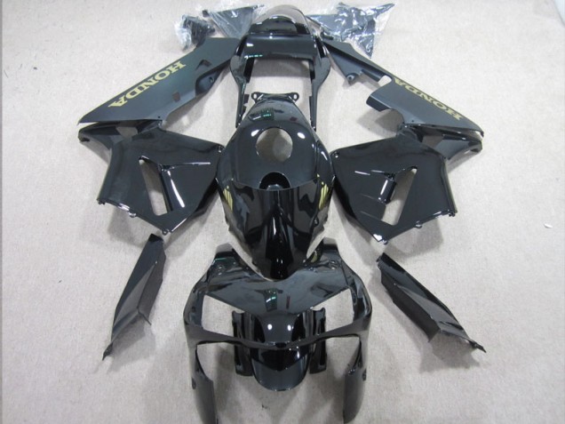 Noir Or Décalque Carrosserie CBR 600 RR 2003-2004 Noir Or Décalque Carrosserie CBR 600 RR 2003-2004