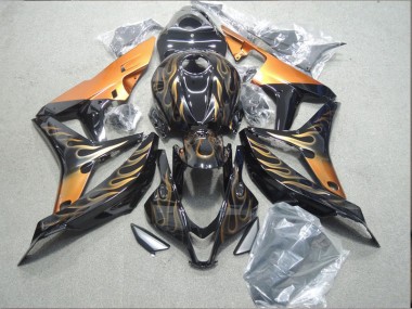 Noir Or Flamme Carénage CBR 1000 RR 2004-2005