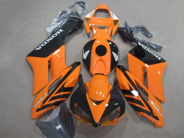 Noir Orange Carénages CBR 1000 RR 2004-2005