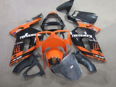 Noir Orange Monster Carénage ZX6R 2003-2004