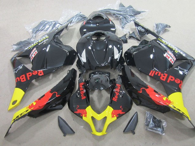 Noir Red Bull Carénages CBR 600 RR 2009-2012 Noir Red Bull Carénages CBR 600 RR 2009-2012